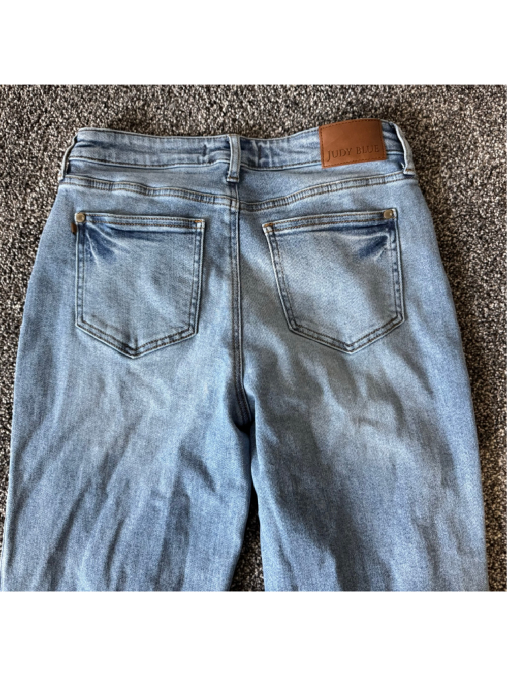 Women's Judy Blue 90’s Straight Leg Destructed Jeans Size 28 - Picture 13 of 14